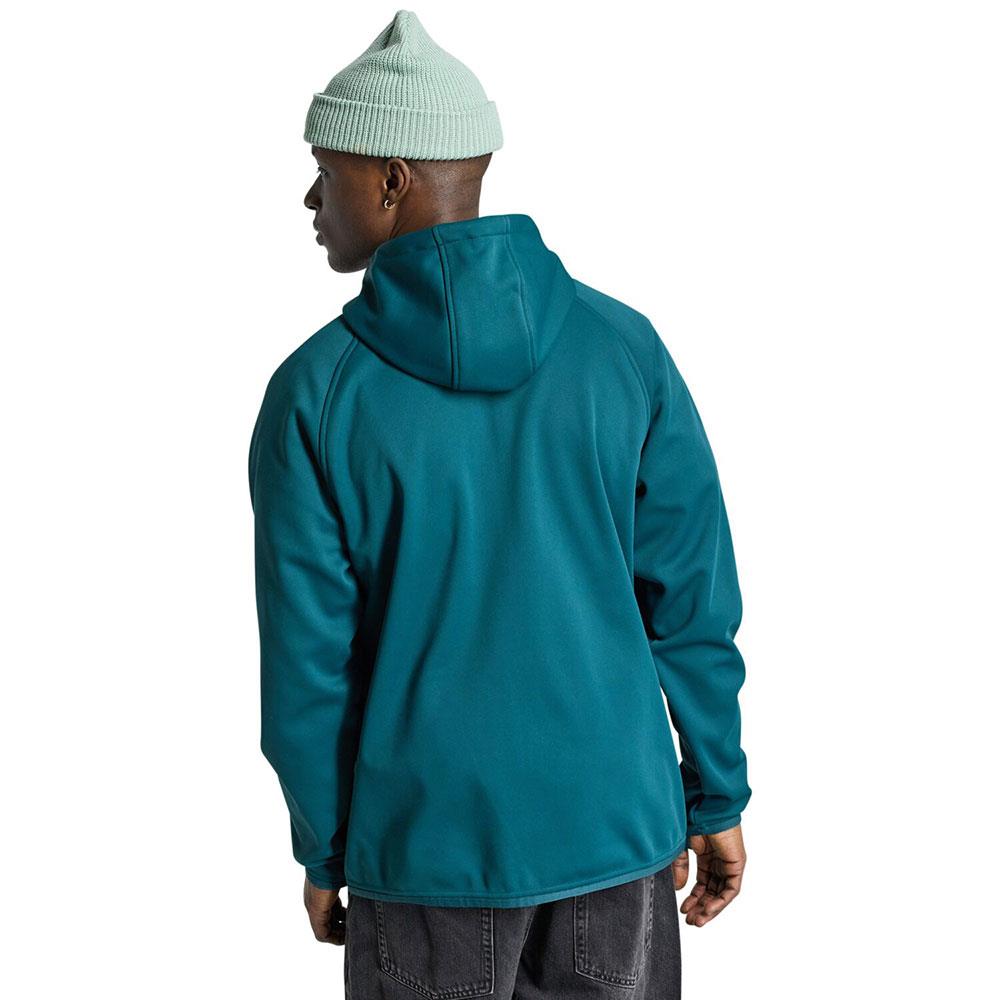 Burton Crown Weatherproof Full-Zip Mens Hoodie Deep Emerald