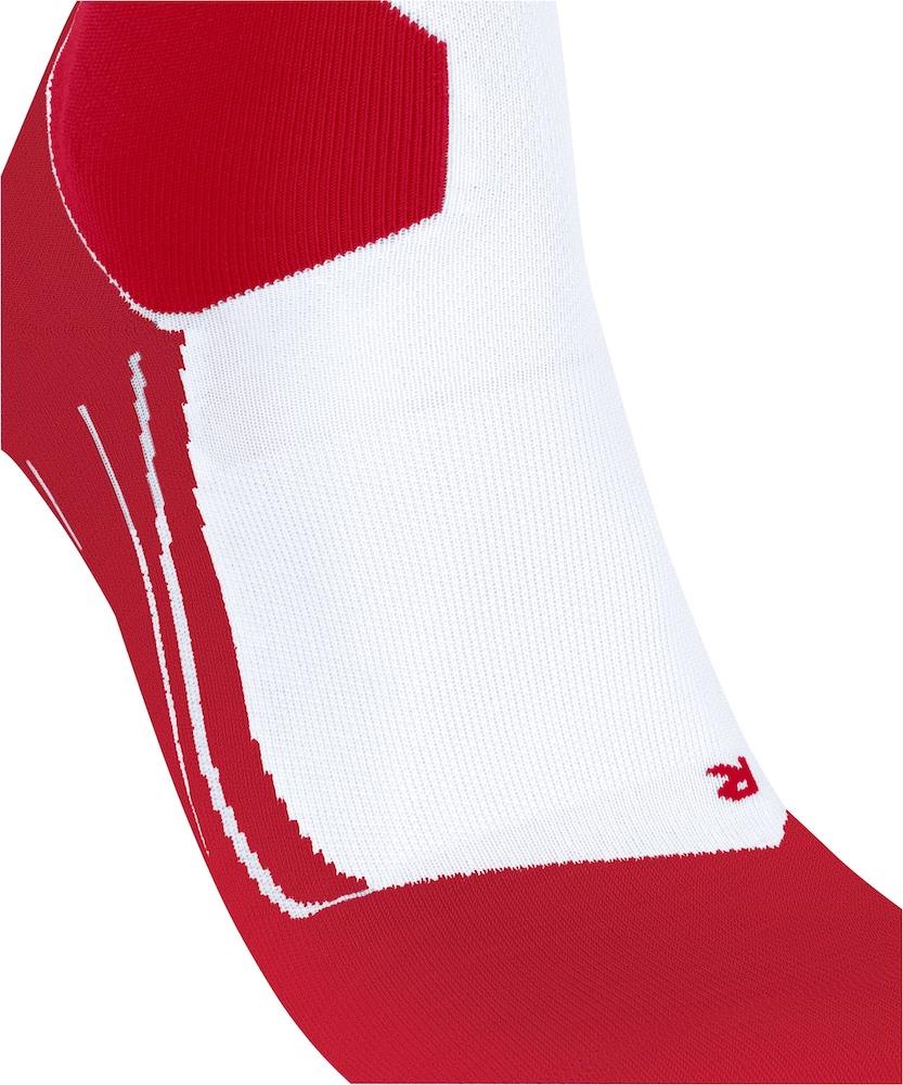 Falke SK5 Silk Mens Ski Socks White/Red