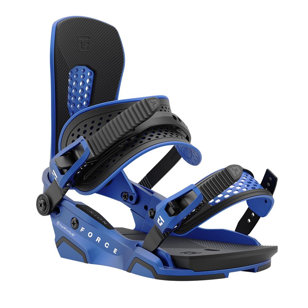 Union Force Mens Snowboard Bindings Metallic Blue 2025