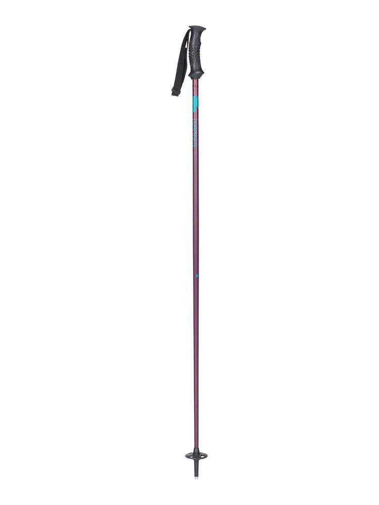 K2 Style Composite Womens Ski Poles Burgundy