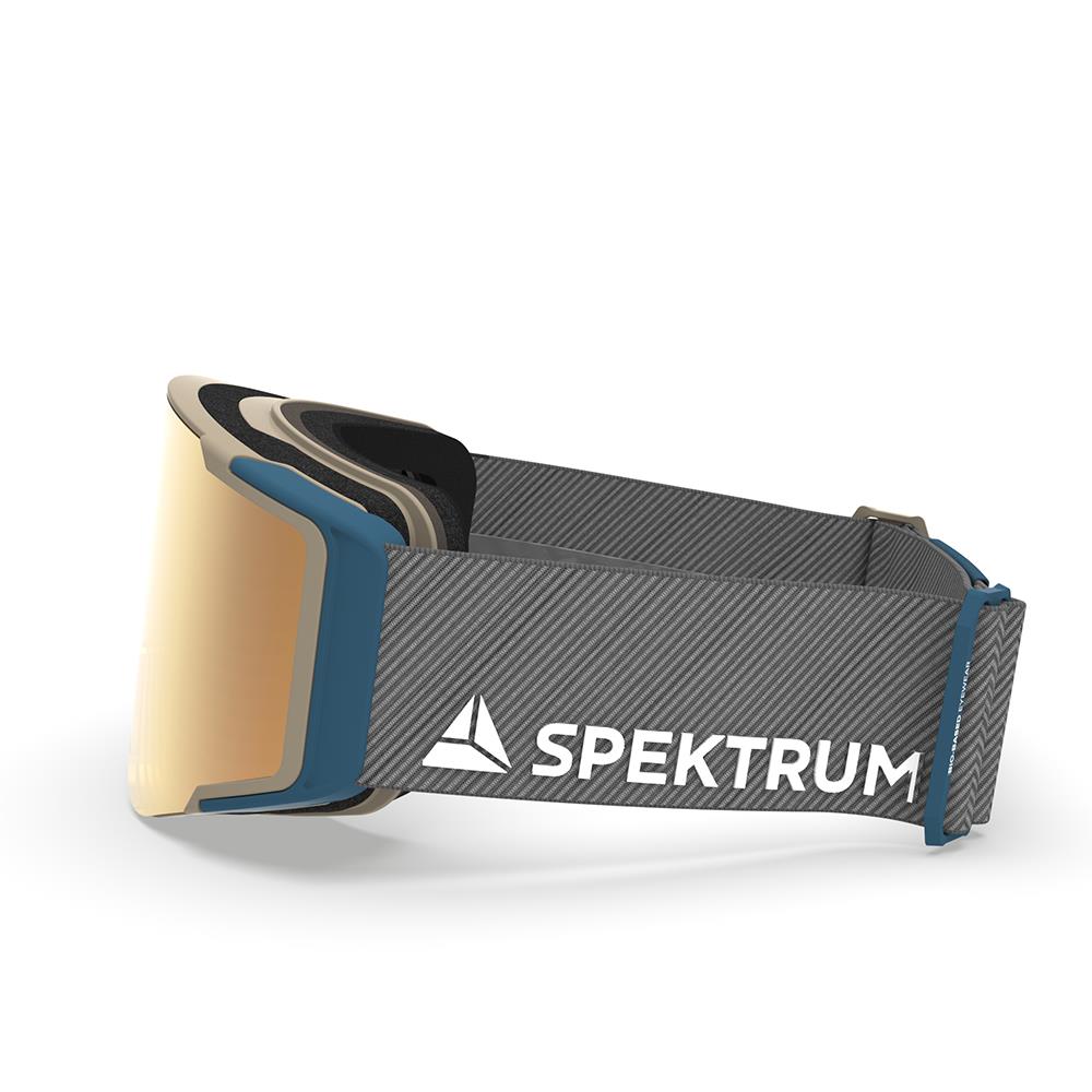 Spektrum Ostra POW Edition Goggles Sand / POW Blue - Biooptic Gold + Clear Lens