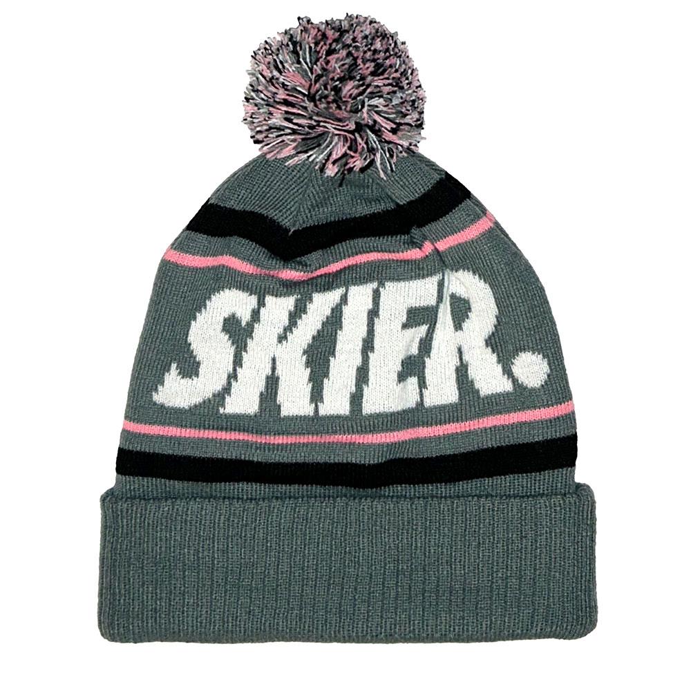 Planks Skier Bobble Beanie Sage Green