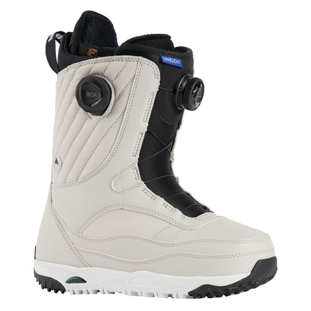 Burton Limelight BOA Womens Snowboard Boots Gray Cloud 2025