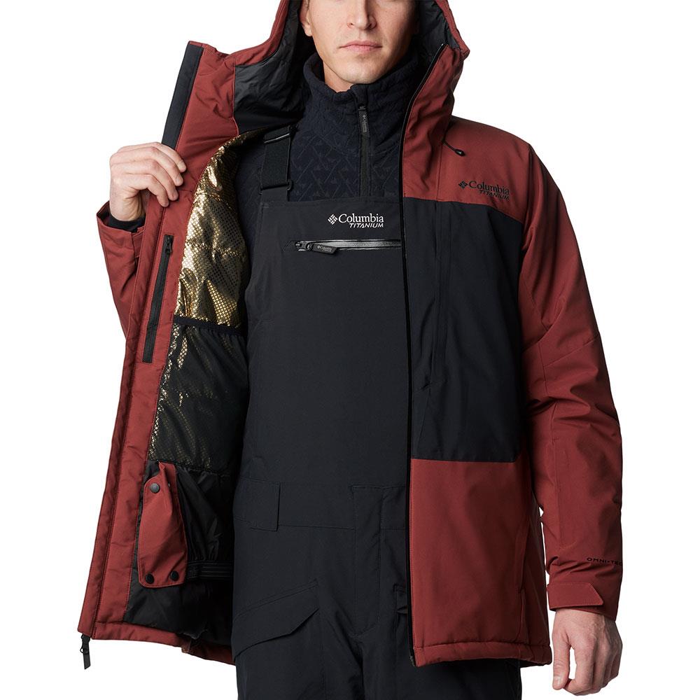 Columbia Winter District III Mens Jacket Spice/Black