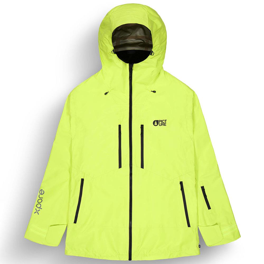 Picture Welcome 3L Xpore Mens Jacket Acid Lime