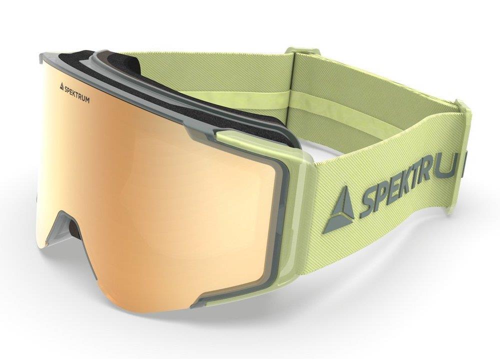 Spektrum Ostra BIO PLUS Goggles Lime/Olive Green - BIOptic Gold Revo Lens