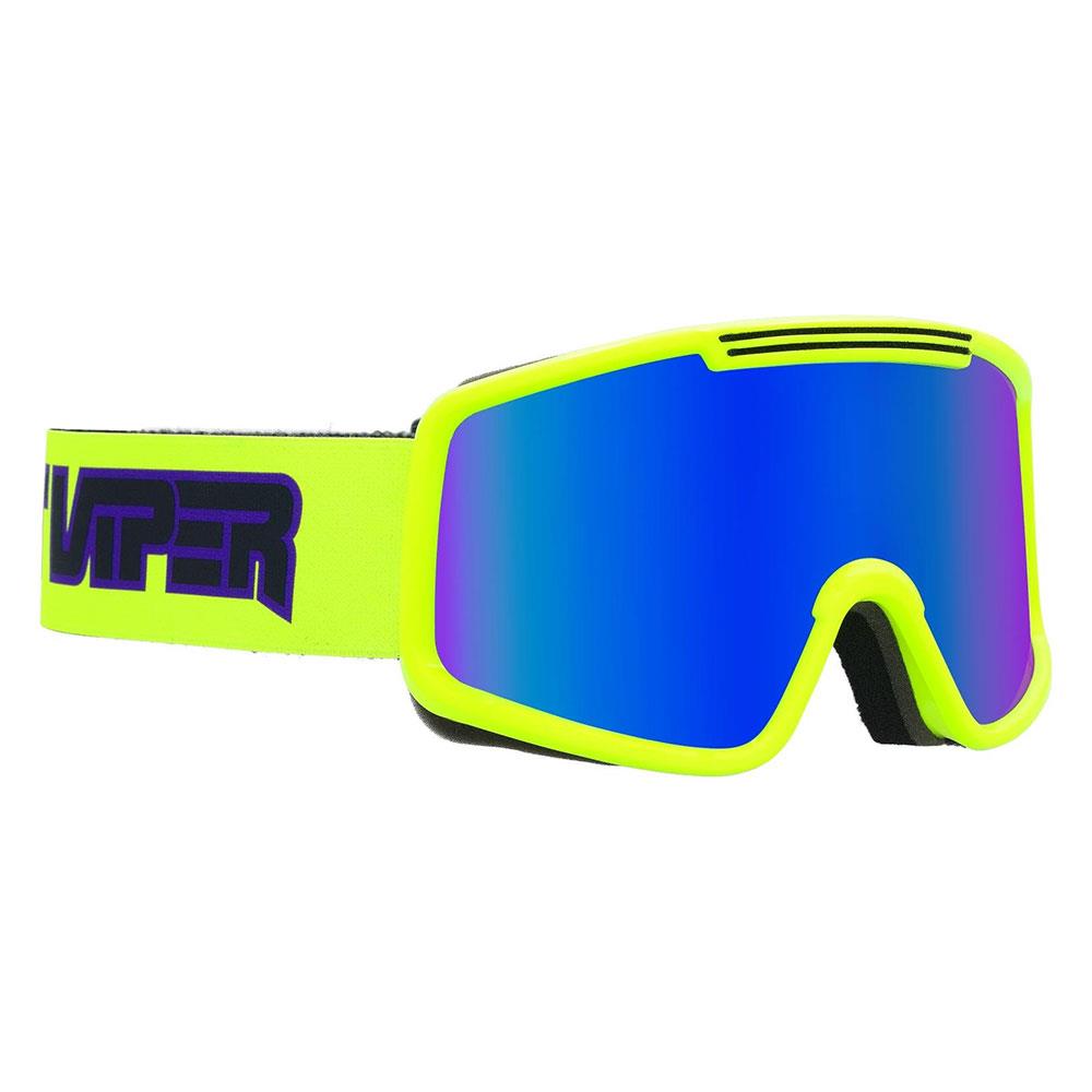 Pit Viper French Fry Large Goggles The Sludge - Blue Purple Revo Lens