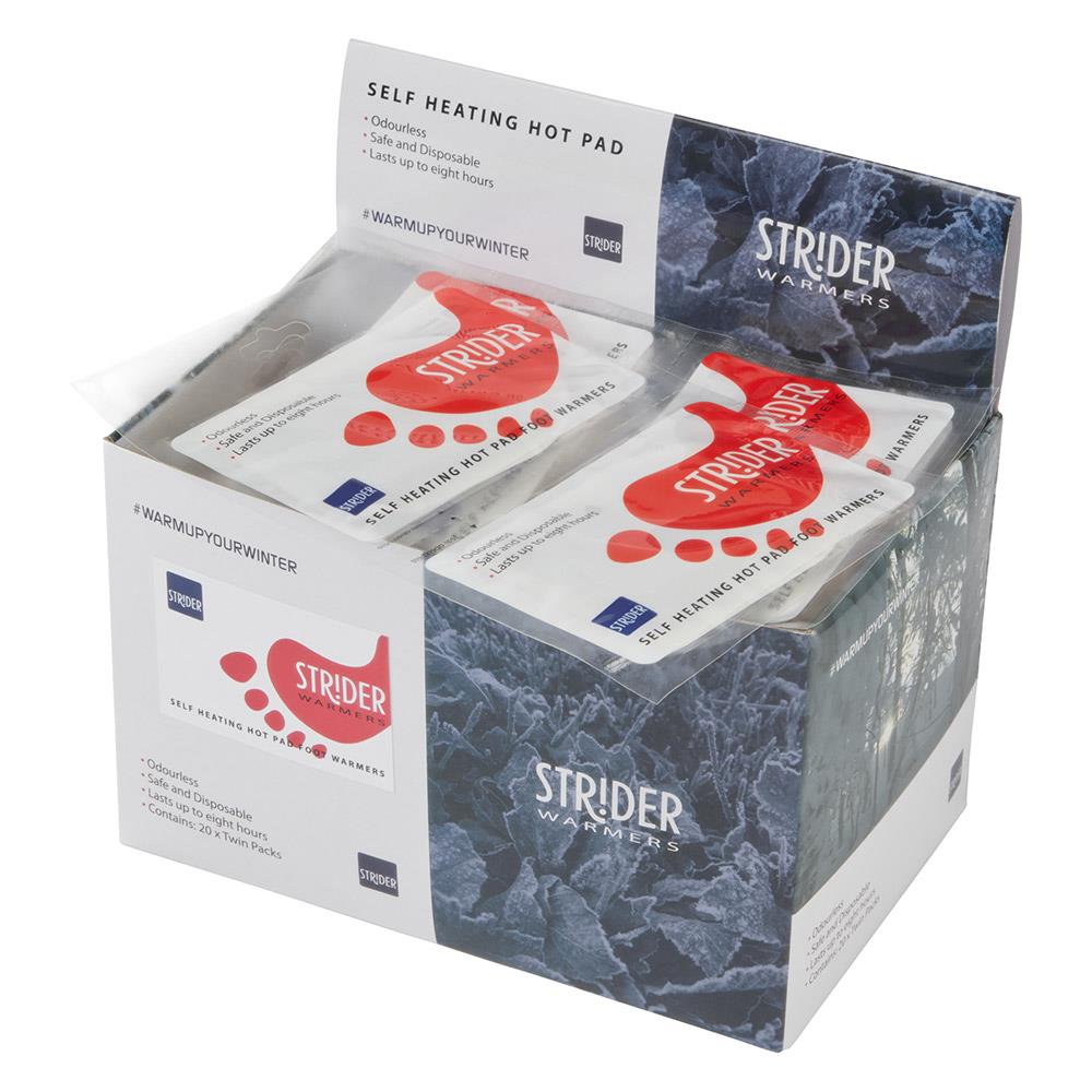 Strider Hot Pad Foot Warmer Twin Pack