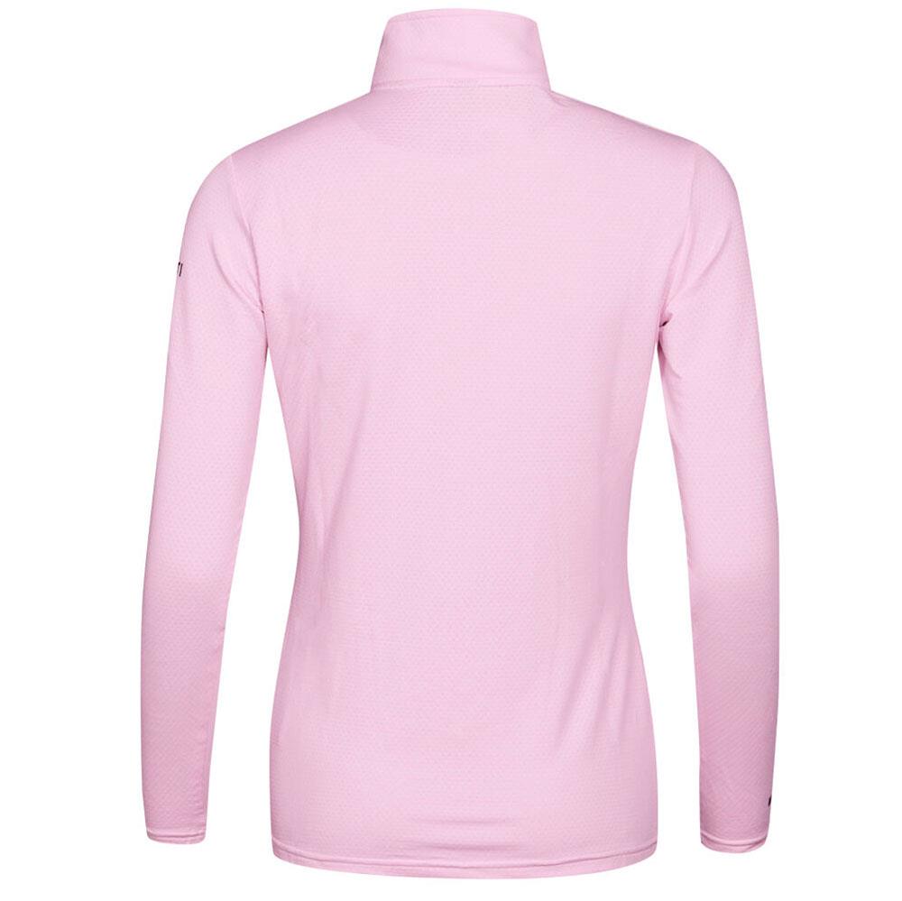 Halti Moodi Womens Half-Zip Midlayer Shirt Festival Bloom Pink