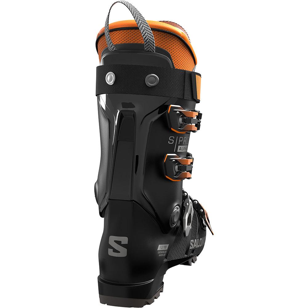 Salomon S/PRO ALPHA 100 GW Mens Ski Boots Black/Grey/Orange 2025