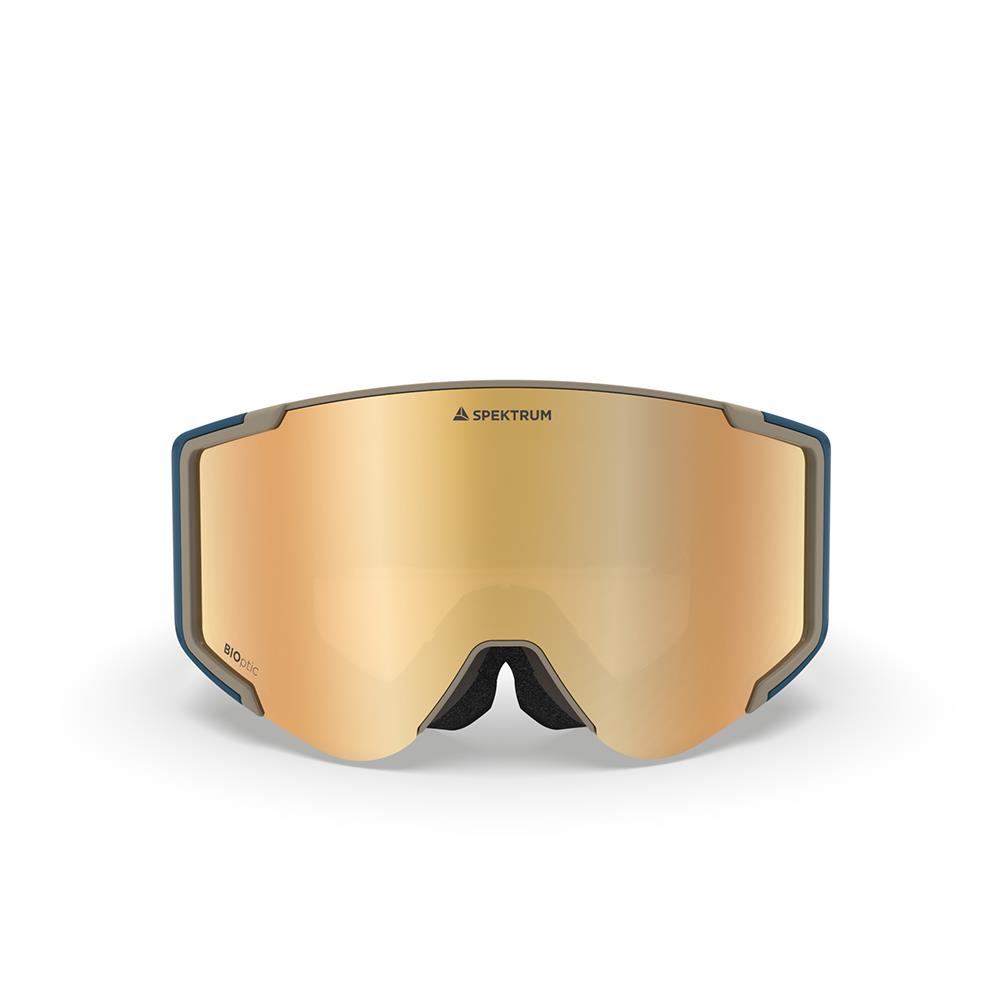 Spektrum Ostra POW Edition Goggles Sand / POW Blue - Biooptic Gold + Clear Lens