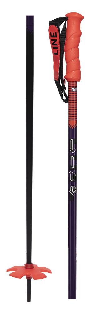 Line Grip Stick Ski Poles Deep Purple