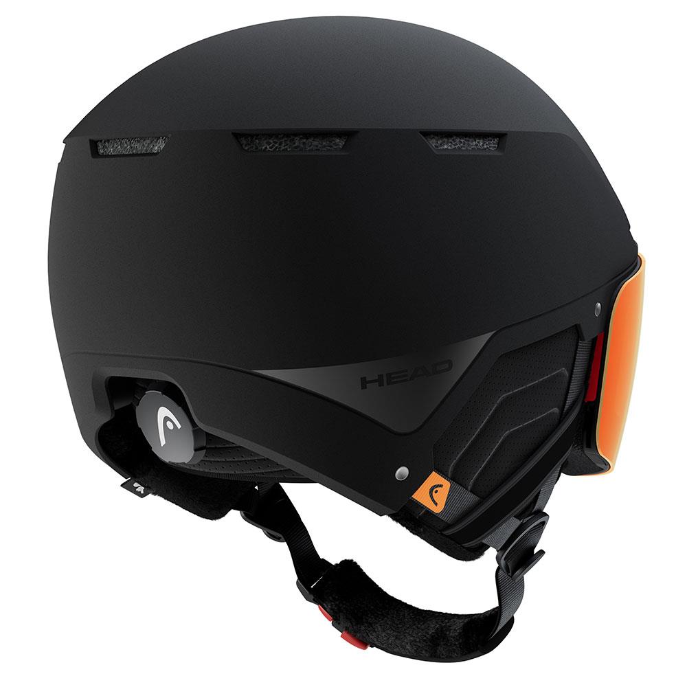 Head Cinema Pro Visor Ski + Snowboard Helmet Black